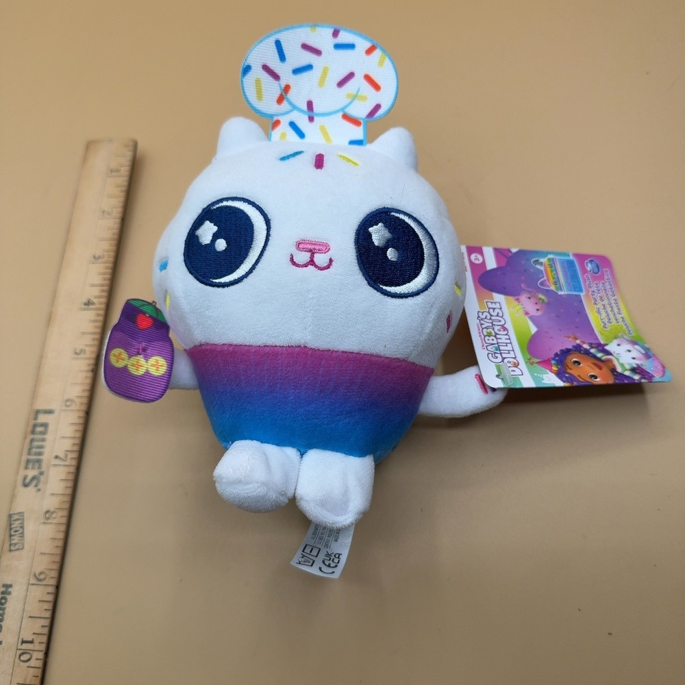 Gabby's Dollhouse Cakey Cat Party Plush Celebration 6" NWT Spin Master